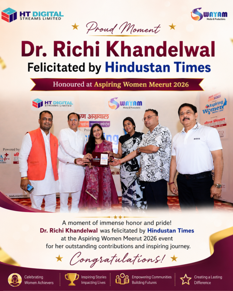 Felicitated by Hindustan times